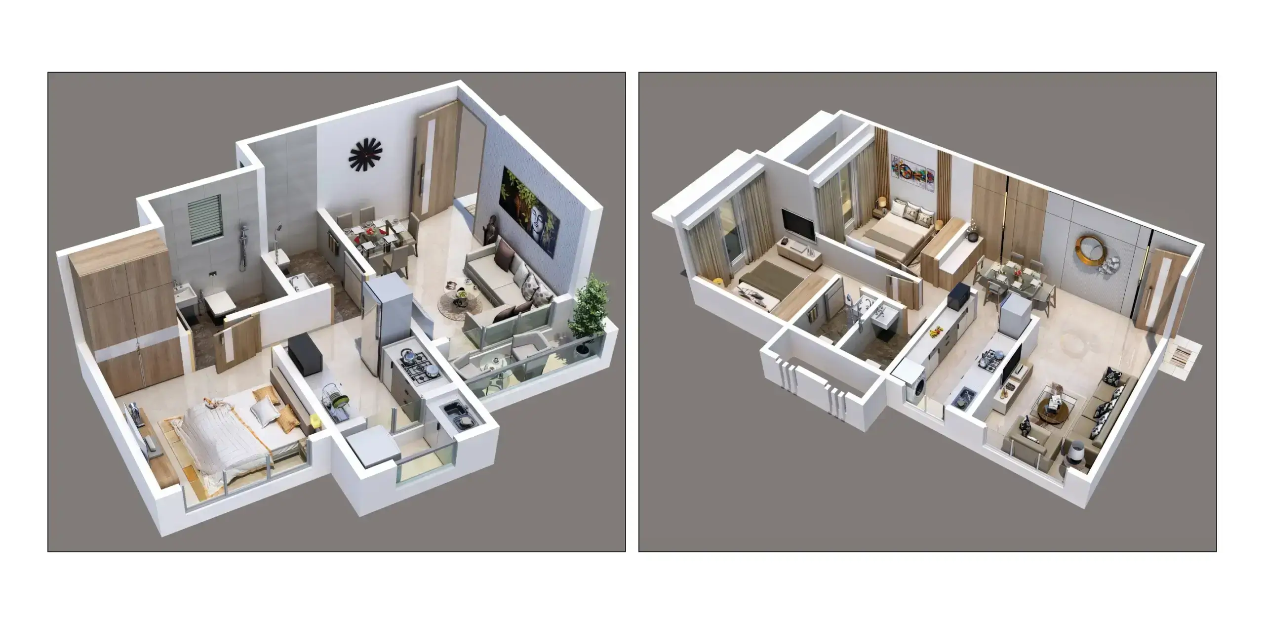1BHK Floor Plan